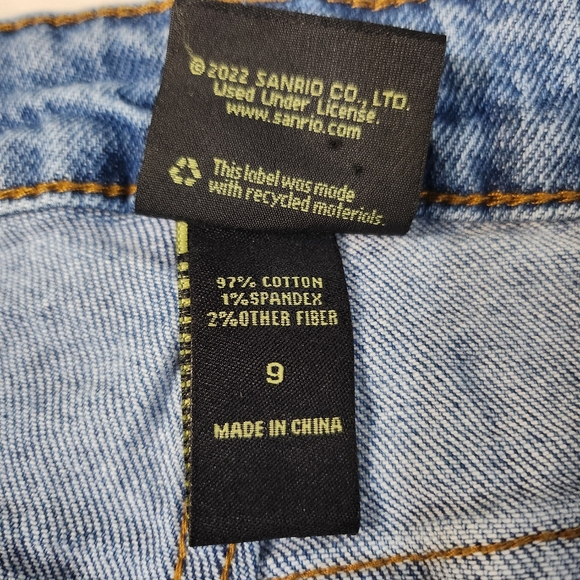 Keroppi Graphic Women's Jeans - Light Blue - Picture 4 of 9